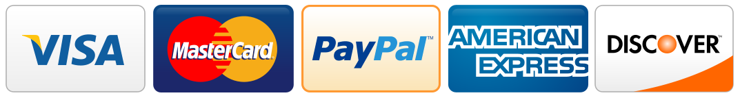 We accept Credit card and Paypal payment